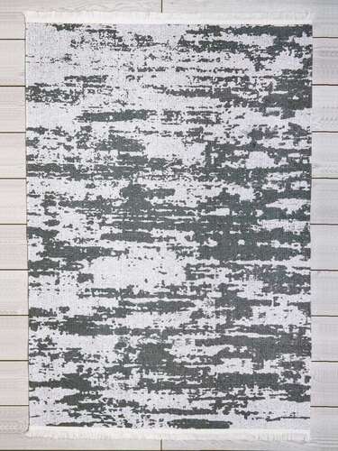  - Abstract Desenli Gri Şönil Koridor Halısı 7343